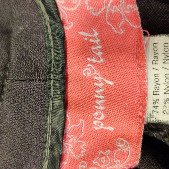 Ponny Tail Deep Purple Bell Bottom Pants - Picture 10 of 10